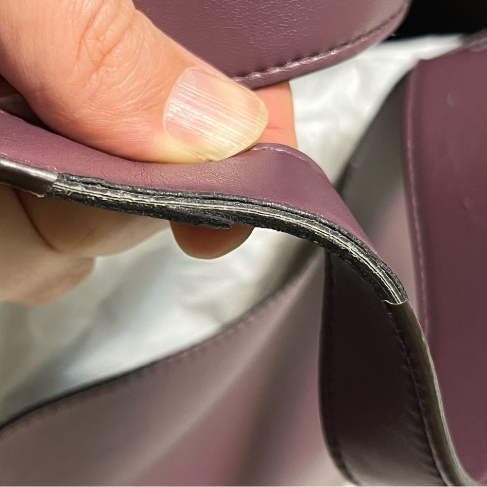 Stella McCartney designer tote in amethyst - Picture 6 of 10